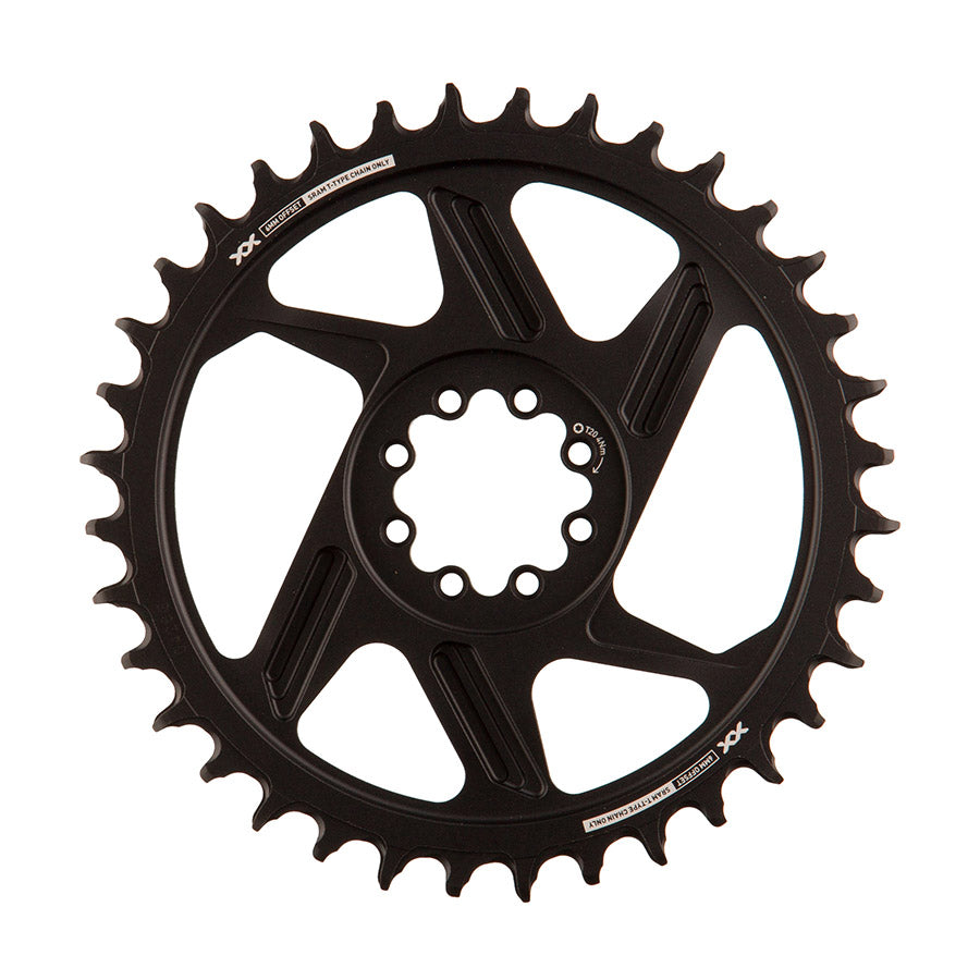 SRAM, XX Downhill, Chainring, Teeth: 36, Speed: 7, BCD: Direct Mount SRAM 8 Bolt, Aluminum, Black, 11.6218.078.002
