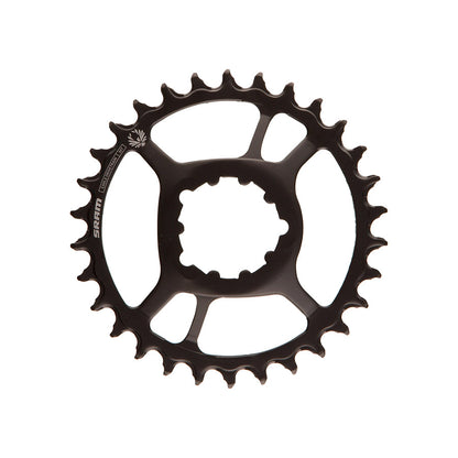 SRAM, X-SYNC Eagle Steel 6mm F1, Chainring, Teeth: 30, BCD: Direct Mount SRAM 3 Bolt, Bolts: 3, Steel, Black