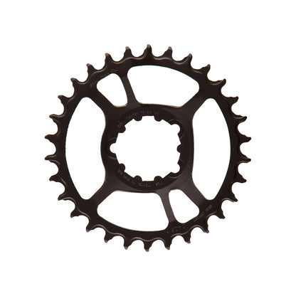 SRAM, X-SYNC Eagle Steel 6mm F1, Chainring, Teeth: 30, BCD: Direct Mount SRAM 3 Bolt, Bolts: 3, Steel, Black