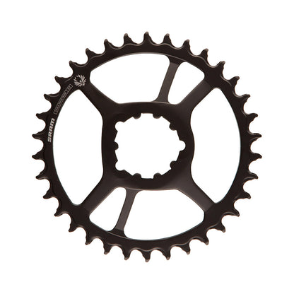 SRAM, X-SYNC Eagle Steel 6mm F1, Chainring, Teeth: 34, Speed: 12, BCD: Direct Mount SRAM 3 Bolt, Bolts: 3, Steel, Black