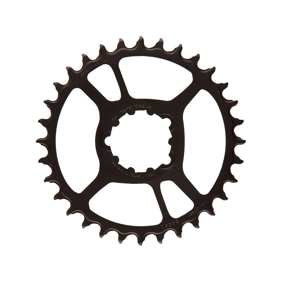 SRAM, X-SYNC Eagle Steel 3mm F1, Chainring, Teeth: 32, Speed: 12, BCD: Direct Mount SRAM 3 Bolt, Bolts: 3, Steel, Black