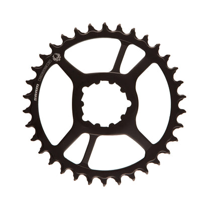 SRAM, X-SYNC Eagle Steel 3mm F1, Chainring, Teeth: 34, Speed: 12, BCD: Direct Mount SRAM 3 Bolt, Bolts: 3, Steel, Black