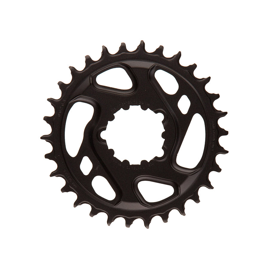SRAM, X-SYNC Eagle Aluminum 3mm F1, Chainring, Teeth: 30, Speed: 12, BCD: Direct Mount SRAM 3 Bolt, Bolts: 3, Aluminum, Black