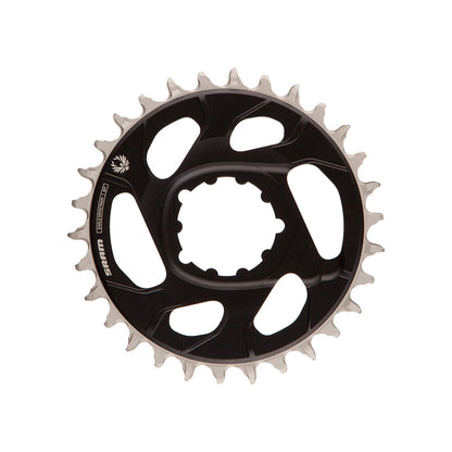 SRAM, X-SYNC Eagle Aluminum -4mm F1, Chainring, Teeth: 30, Speed: 12, BCD: Direct Mount SRAM 3 Bolt, Bolts: 3, Aluminum, Black