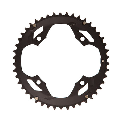 FSA, Omega/Vero Pro Road, Chainring, Teeth: 46, Speed: 10/11, BCD: 120, Bolts: 4, Outer, Aluminum, Black