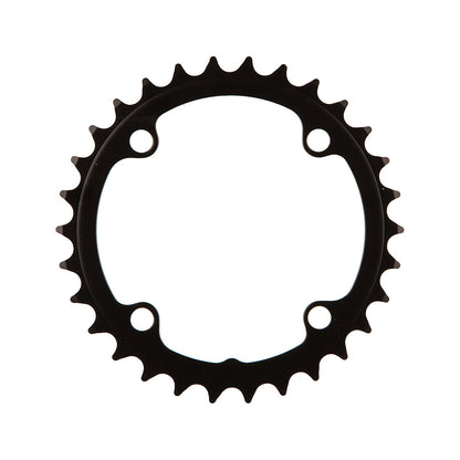 FSA, Omega/Vero Pro Road, Chainring, Teeth: 30, Speed: 10/11, BCD: 90, Bolts: 4, Inner, Steel, Black