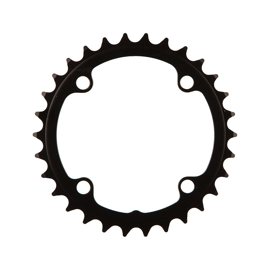 FSA, Omega/Vero Pro Road, Chainring, Teeth: 30, Speed: 10/11, BCD: 90, Bolts: 4, Inner, Steel, Black