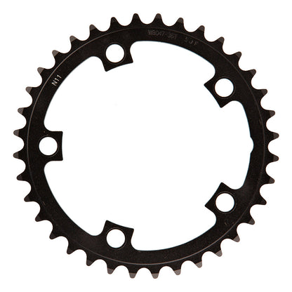 FSA, Gossamer/Omega Pro Road, Chainring, Teeth: 36, Speed: 10/11, BCD: 110, Bolts: 5, Inner, Aluminum, Black