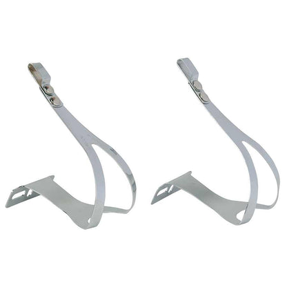 Zéfal, CHRISTOPHE VINTAGE METAL TOE CLIP FOR PEDAL, Chrom, L/XL