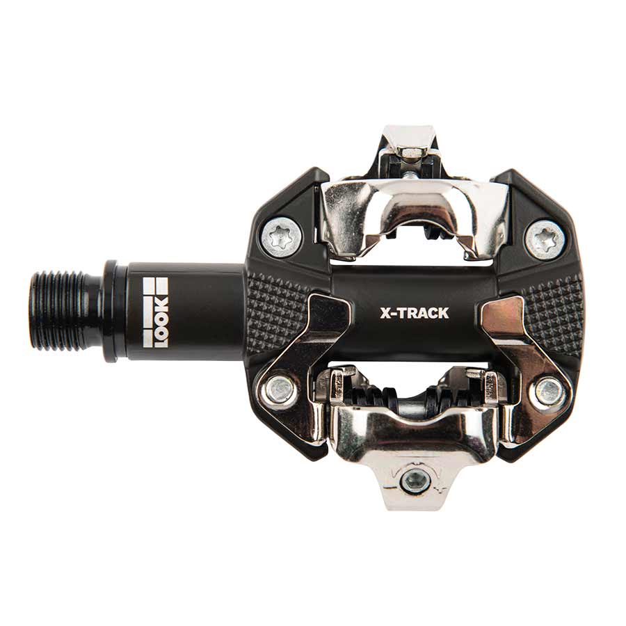 Look, X-Track, MTB Clipless Pedals, Aluminum body, Cr-Mo axle, 9/16'', Black