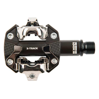 Look, X-Track, MTB Clipless Pedals, Aluminum body, Cr-Mo axle, 9/16'', Black