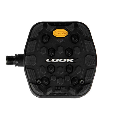Look, Trail Grip, Platform Pedals, Body: Composite, 9/16'', Black, Pair