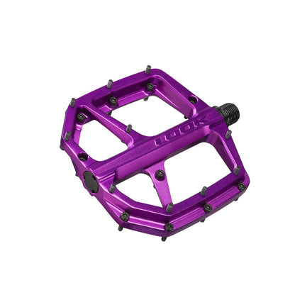 Look, Trail Roc Plus, Platform Pedals, Body: Aluminum, Spindle: Cr-Mo, 9/16'', Purple, Pair