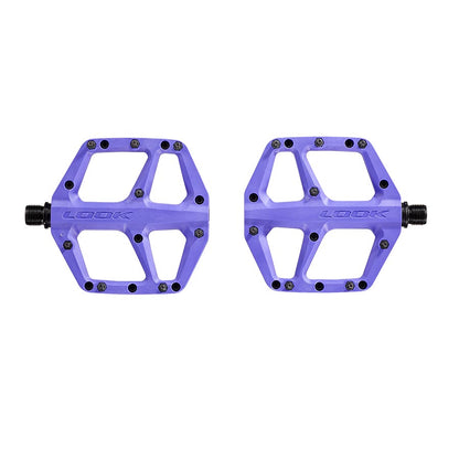Look, Trail Fusion, Platform Pedals, Body: Composite, 9/16'', Purple, Pair