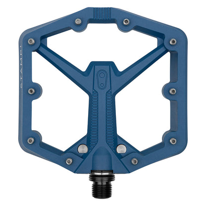 crankbrothers, STAMP 1, Platform Pedals, Body: Composite, Spindle: Cr-Mo, 9/16'', Navy Blue, Pair, Large