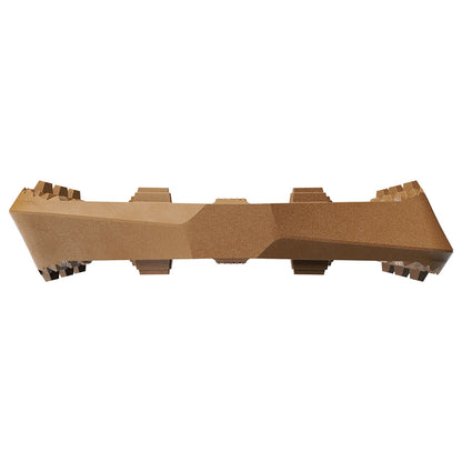 crankbrothers, STAMP 0, Platform Pedals, Body: Composite, Spindle: Cr-Mo/Steel, 9/16'', Brown, Large, Pair