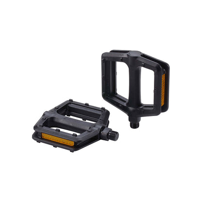 BBB Cycling, BPD-35 TrailRide, Platform Pedals, Body: Nylon, Spindle: Cr-Mo, 9/16'', Black, Pair