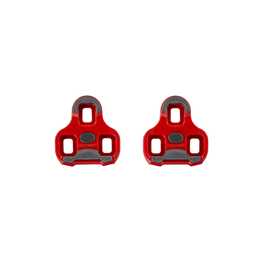 Look, Keo Grip, Cleats, Compatibility: Keo Grip, Float: 9°, Red, Pair