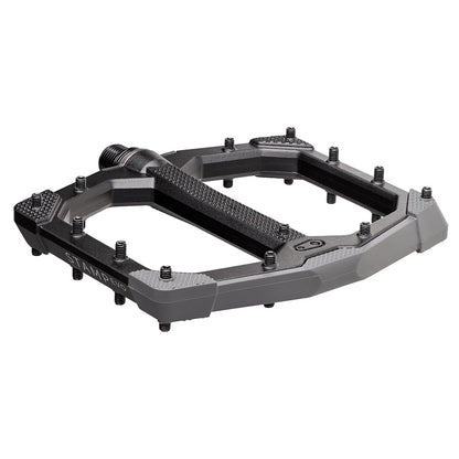 Crankbrothers, STAMP EVO Large, Platform Pedals, Body: Aluminum/Composite, Spindle: Cr-Mo, 9/16'', Black