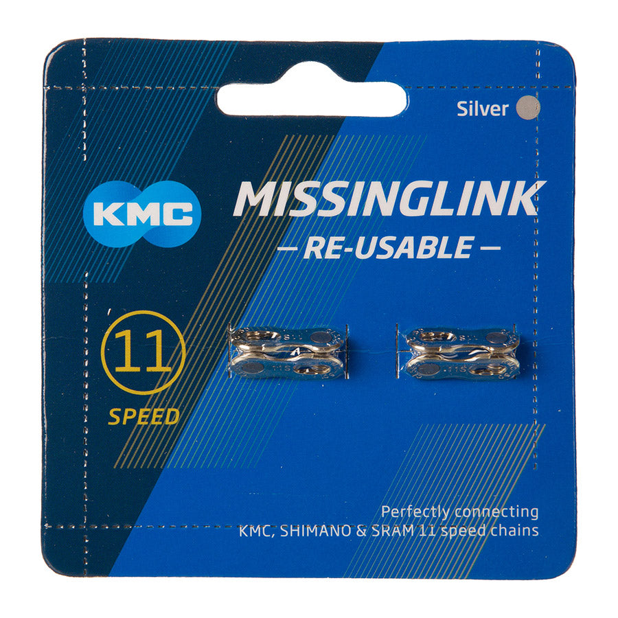 KMC, MissingLink, CL555R, 11 speed,, Silver, Pair