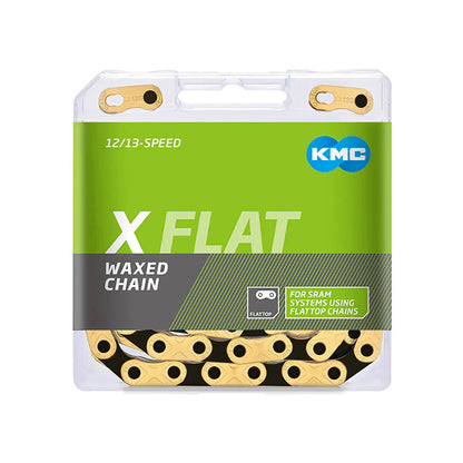 KMC, X-Flat12 Wax, Chain, Speed: 12, 5.2mm, Links: 126, Ti-Black