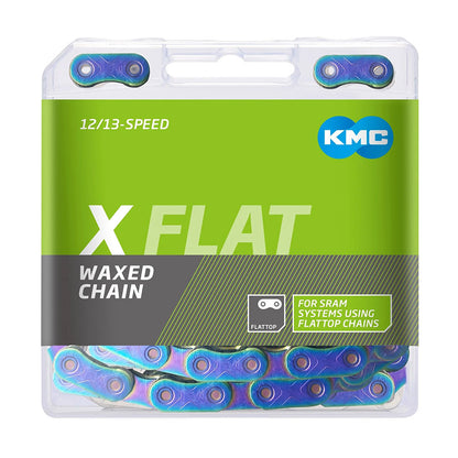 KMC, X-Flat12 Wax, Chain, Speed: 12, 5.2mm, Links: 126, Aurora