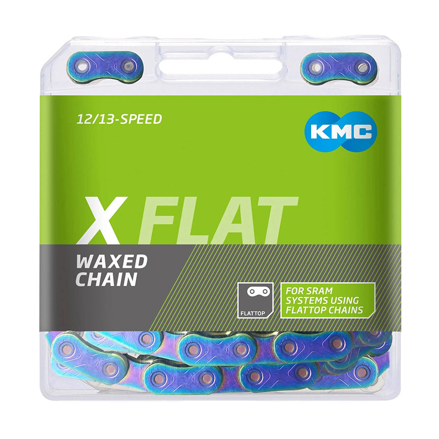 KMC, X-Flat12 Wax, Chain, Speed: 12, 5.2mm, Links: 126, Aurora