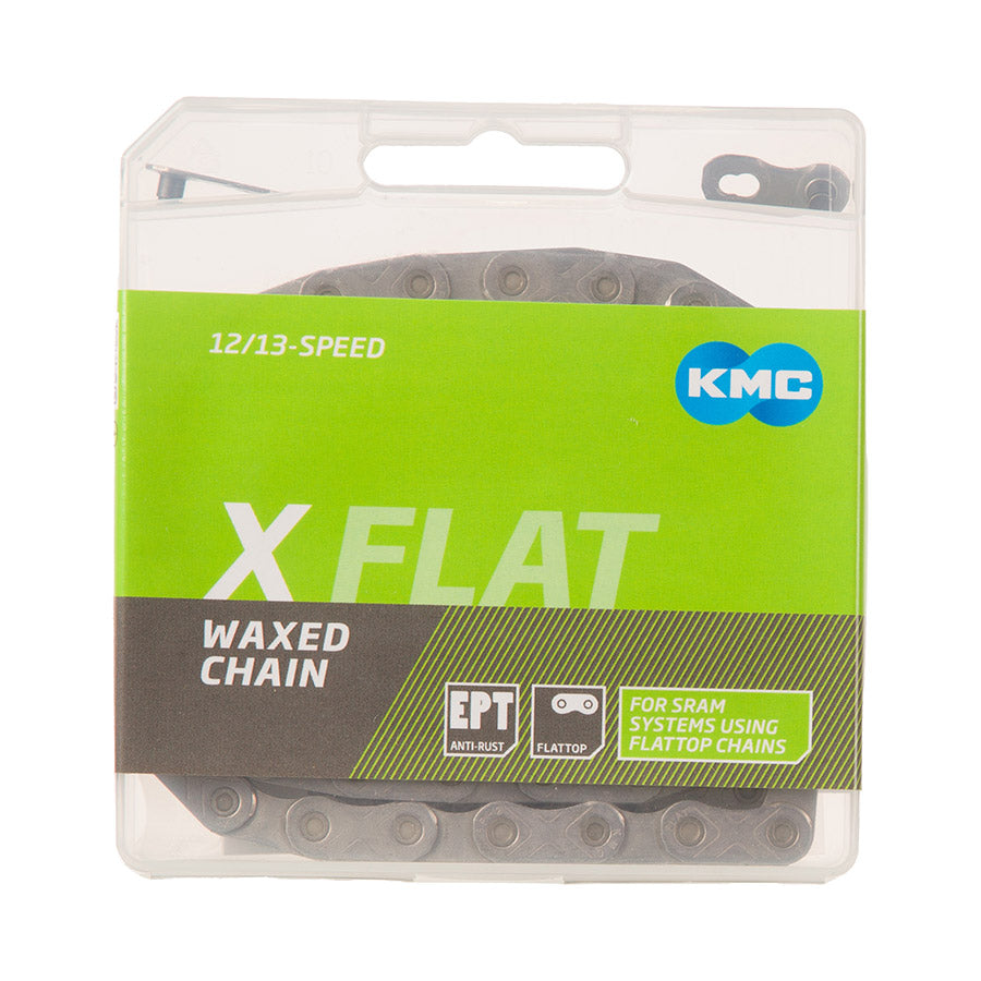 KMC, X-Flat12 EPT Wax, Chain, Speed: 12, 5.2mm, Links: 126, Grey