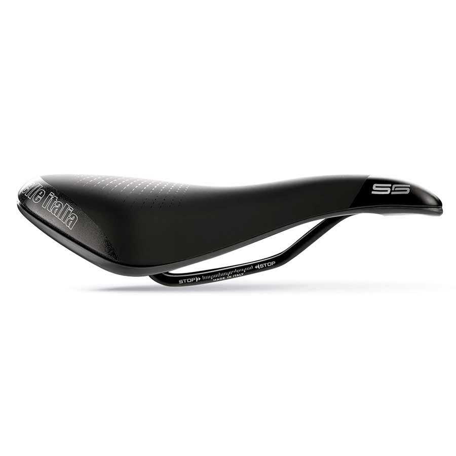 Selle Italia, S 5 Superflow, Saddle, 255 x 145mm, 318g, Black/Hi-Viz