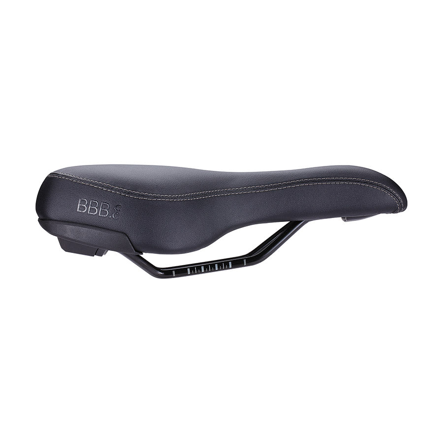 BBB Cycling, BSD-122 SoftShape Active, Saddle, 265 x 185mm, Unisex, 585g, Black