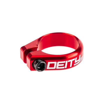 Deity, Circuit, Seatpost Clamp, 38.6mm, Red
