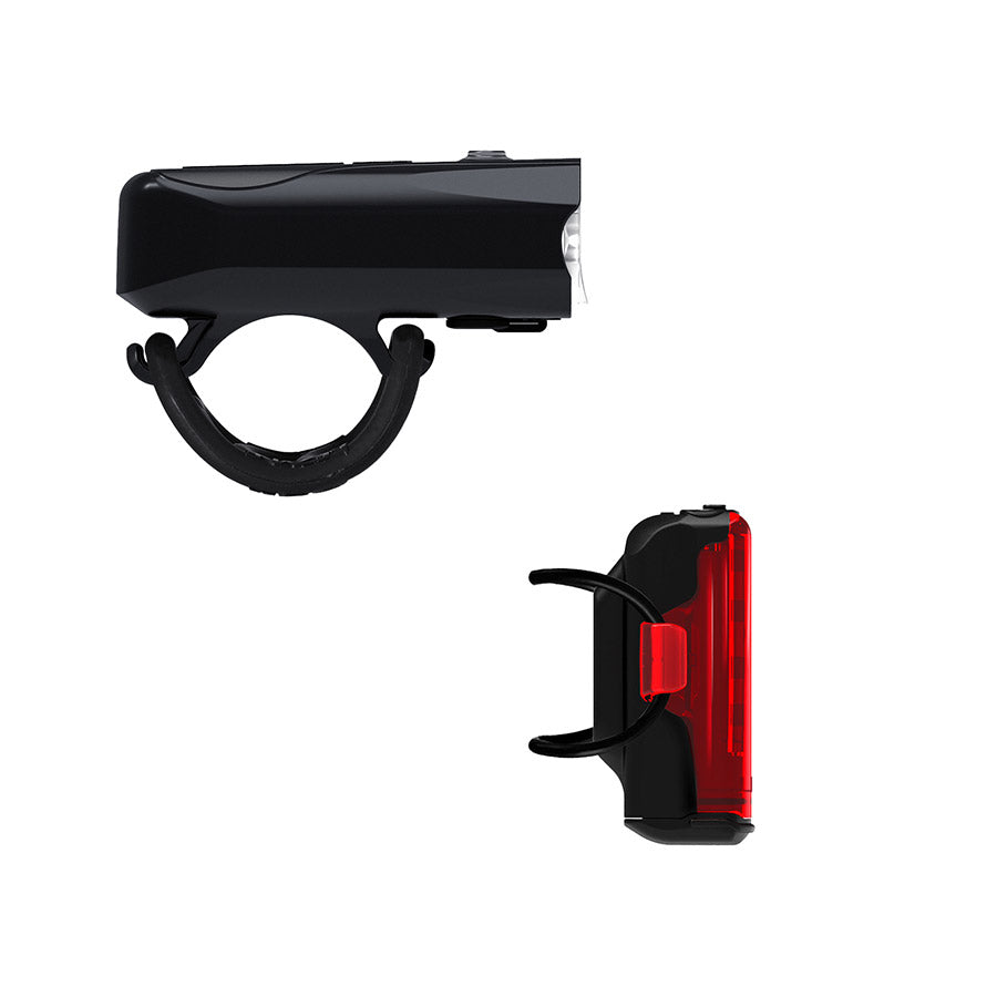 Lezyne, KTV Drive Pro 400+/KTV+ Drive, Light, Set, Black
