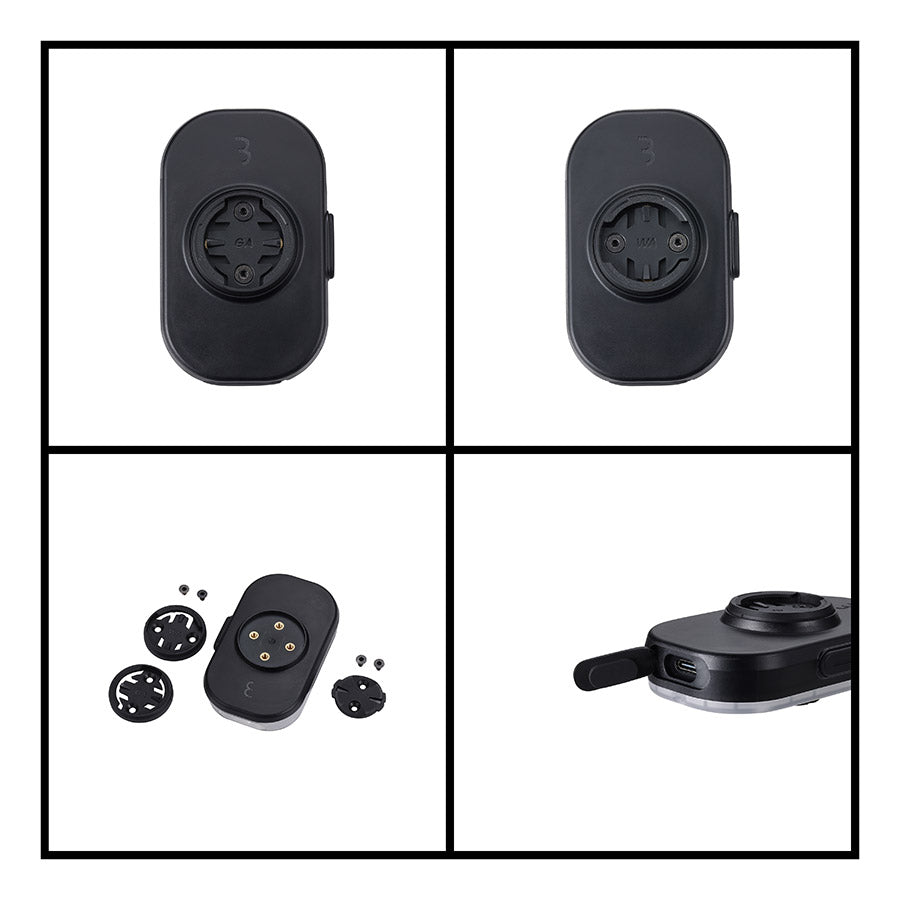 BBB Cycling, BLS-285i Slice 600, Light, Front, Black