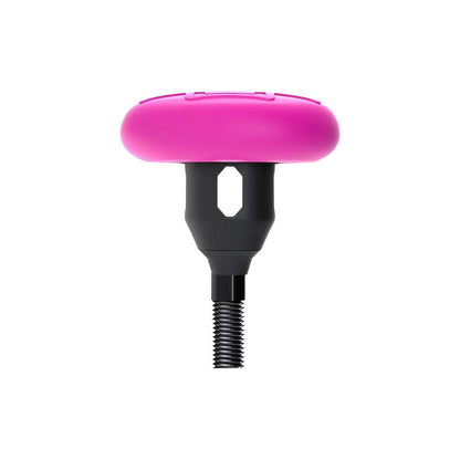 Muc-Off, Tubeless Tag Holder & 44mm Valve Kit, Black/Pink