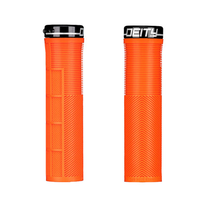 Deity, Knuckleduster, Grips, 132mm, Orange, Pair
