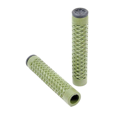 ODI, Cult X Vans Flangeless, Grips, 143mm, Army Green, Pair