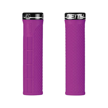 Deity, LockJaw, Grips, 132mm, Pink, Pair