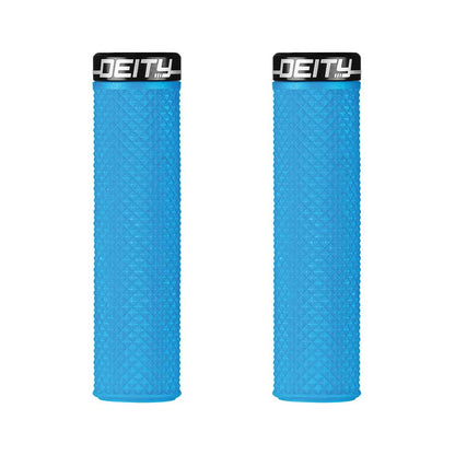 Deity, Supracush, Grips, 133mm, Blue, Pair
