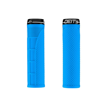 Deity, Megattack, Grips, 140mm, Blue, Pair