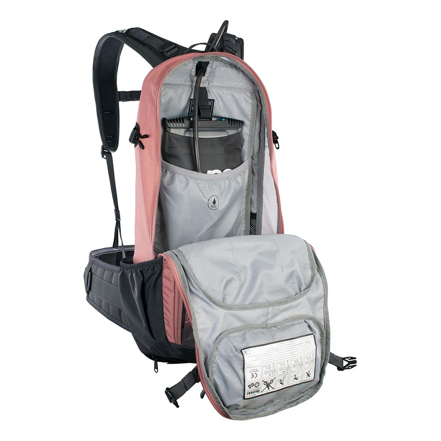 EVOC, FR Enduro, Protector backpack, 16L, Dusty Pink/Carbon Grey, S