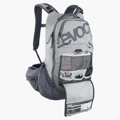 EVOC, Trail Pro 16, Protector backpack, 16L, Stone/Carbon Grey, SM