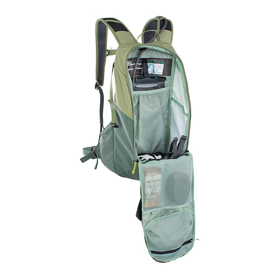EVOC, Ride 16, Hydration Bag, Volume: 16L, Bladder: Not included, Light Olive - Olive