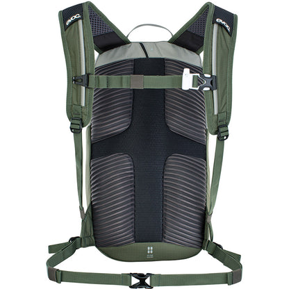EVOC, Ride 8, Hydration Bag, Volume: 8L, Bladder: Included (2L), Stone - Dark Olive