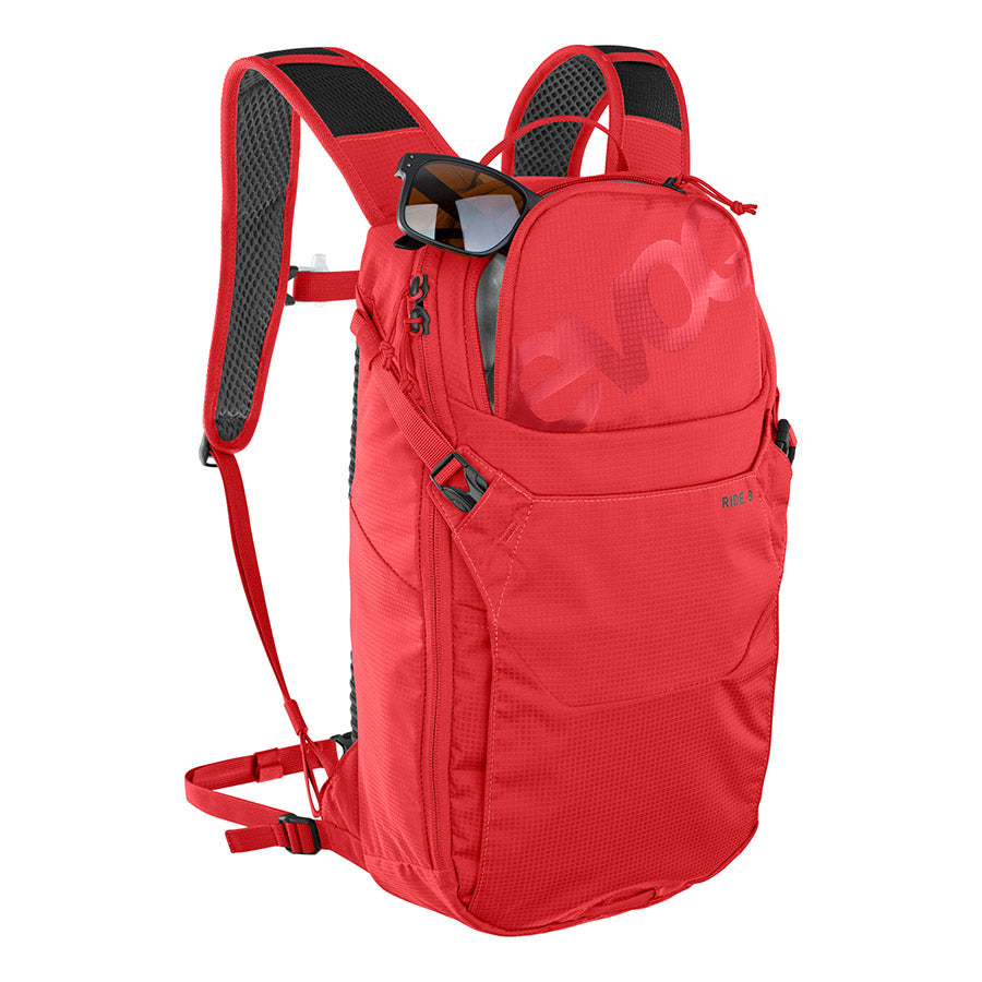EVOC, Ride 8, Hydration Bag, Volume: 8L, Bladder: Not included, True Red