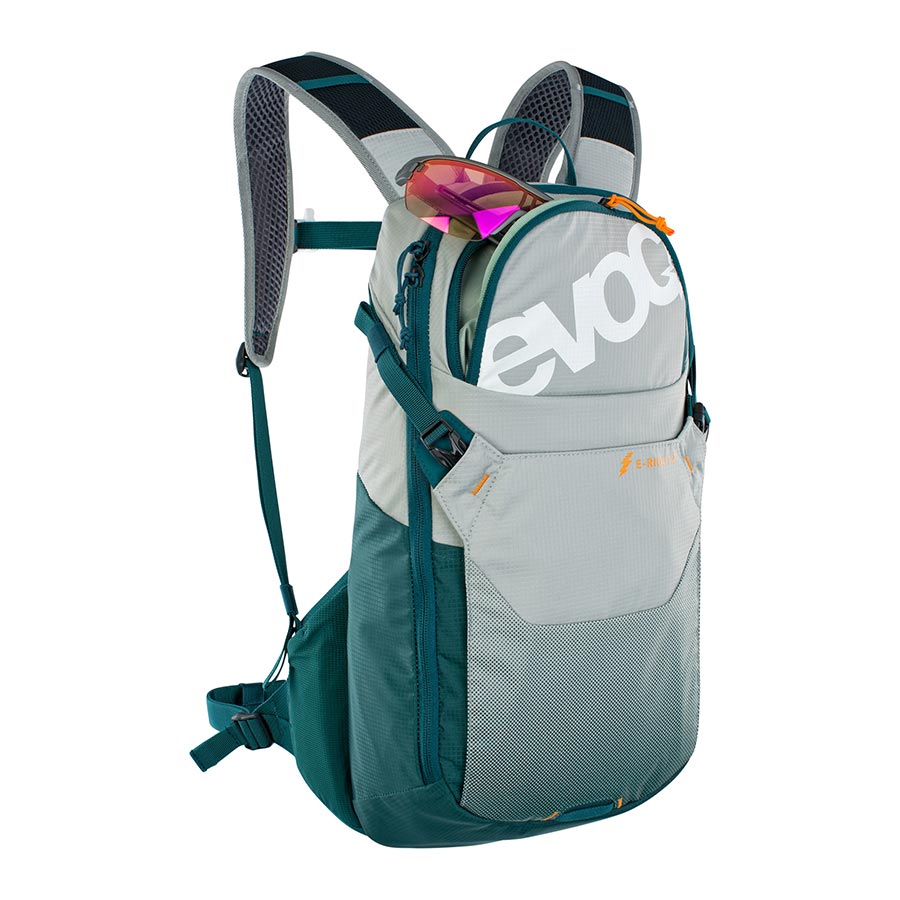 EVOC, E-Ride 12, Hydration Bag, Volume: 12L, Bladder: Not included, Stone/Petrol