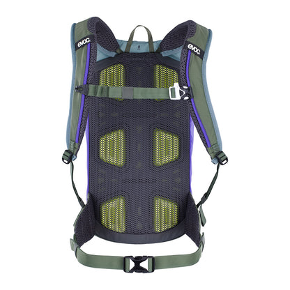 EVOC, Stage 6 + 2L Bladder, Hydration Bag, Volume: 6L, Bladder: Included (2L), Steel/Violet/Dark Olive