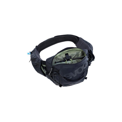 EVOC, Hip Pack Pro 3 +1.5L, Hip Pack, 3L, Bladder included (1.5L), Black