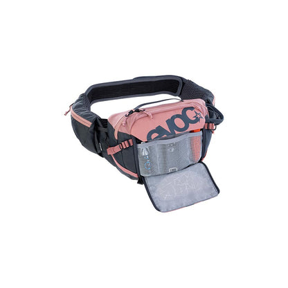 EVOC, Hip Pack Pro 3 +1.5L, Hip Pack, 3L, Bladder included (1.5L), Dusty Pink/Carbon Grey