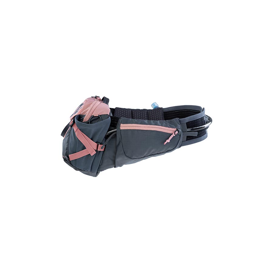 EVOC, Hip Pack Pro 3 +1.5L, Hip Pack, 3L, Bladder included (1.5L), Dusty Pink/Carbon Grey