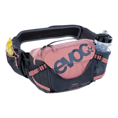 EVOC, Hip Pack Pro 3, Hip Pack, 3L, Bladder not included, Dusty Pink/Carbon Grey